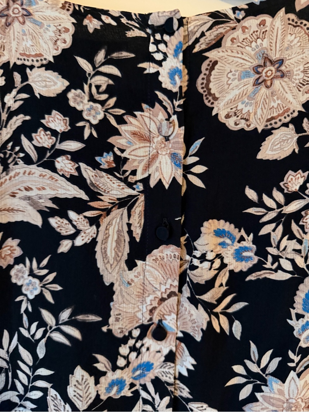 Sezane Black Floral Print Dress - Picture 7 of 7